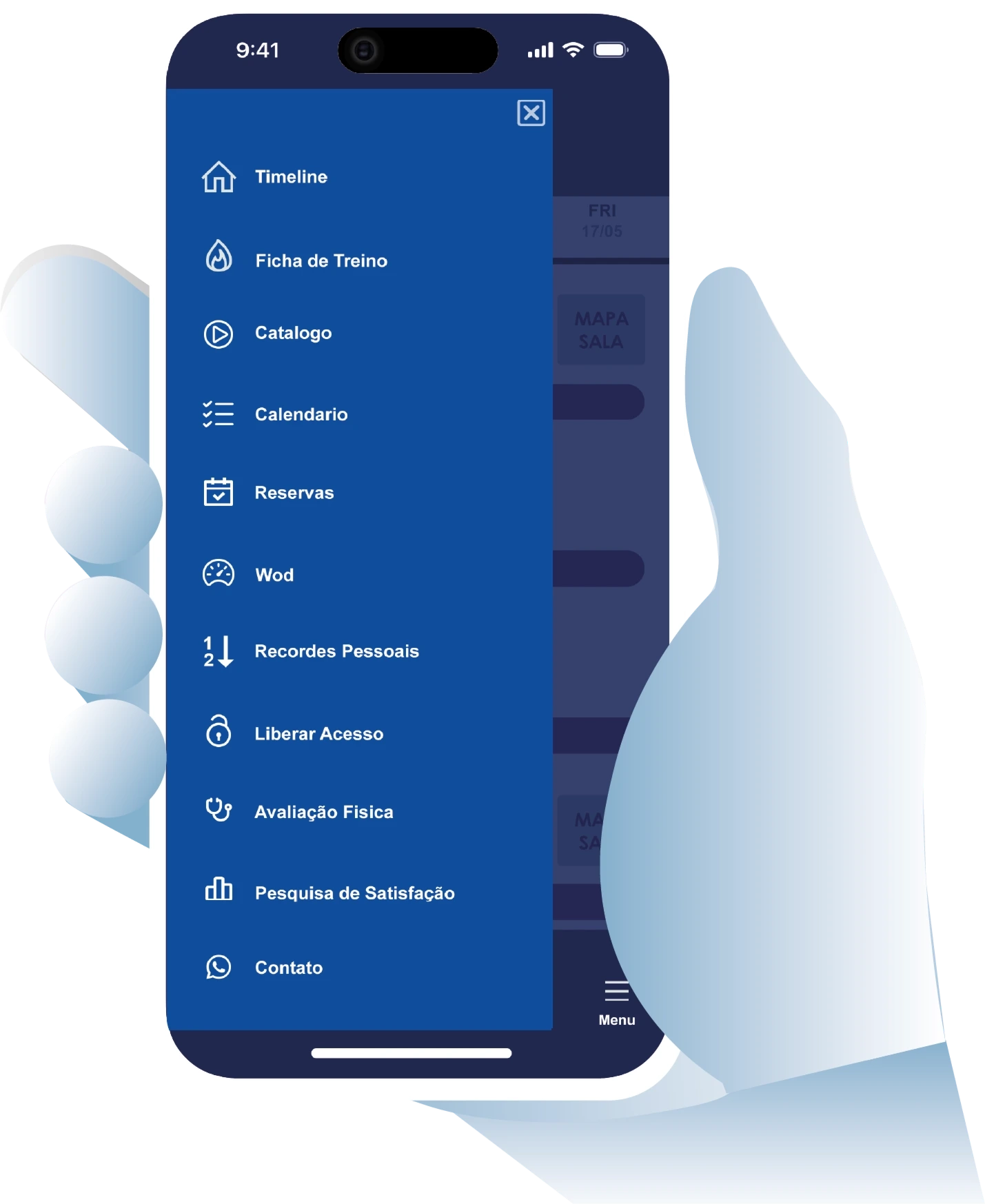 App Cloud Gym Aluno